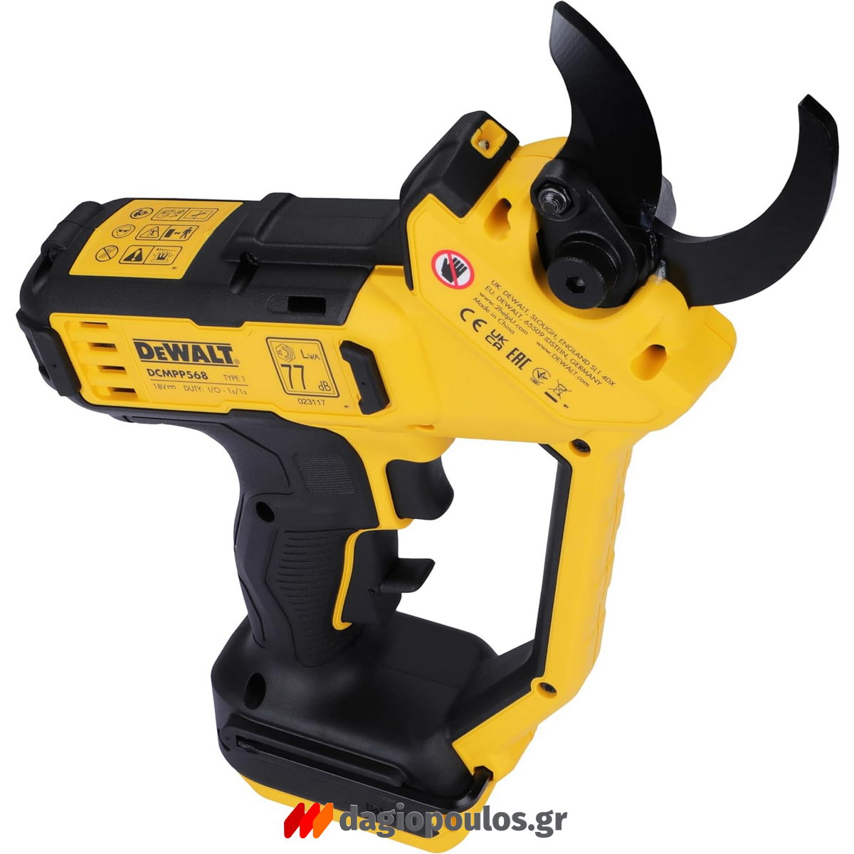 DeWalt DCMPP568N-XJ Brushless Ψαλίδα Κλαδέματος (Κλαδευτήρι) Μπαταρίας 18V Li-Ion SOLO