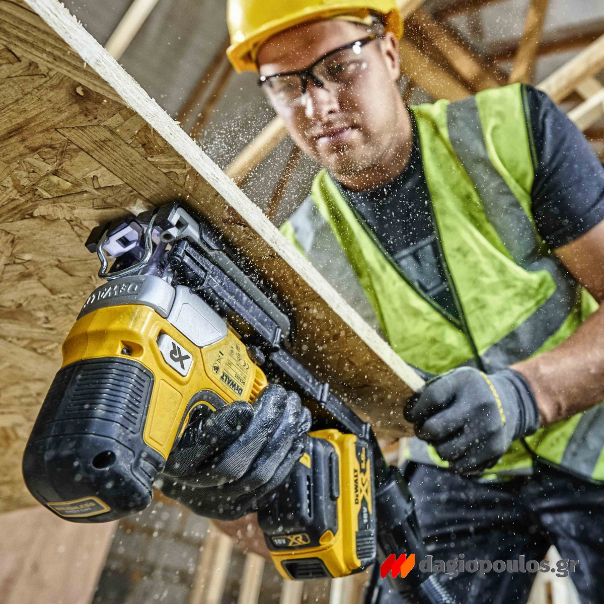 DeWalt DCS335N-XJ Brushless Σέγα Μπαταρίας XR 18V Li-Ion SOLO
