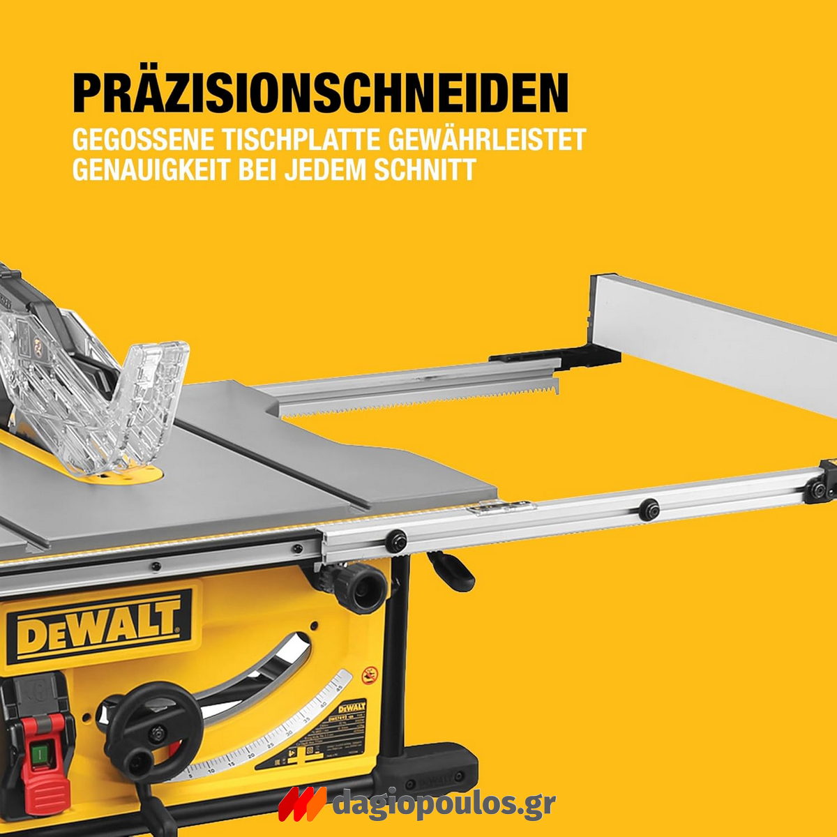 Dewalt DWE7492-QS Ηλεκτρικό Δισκοπρίονο Πάγκου 1800W 250mm
