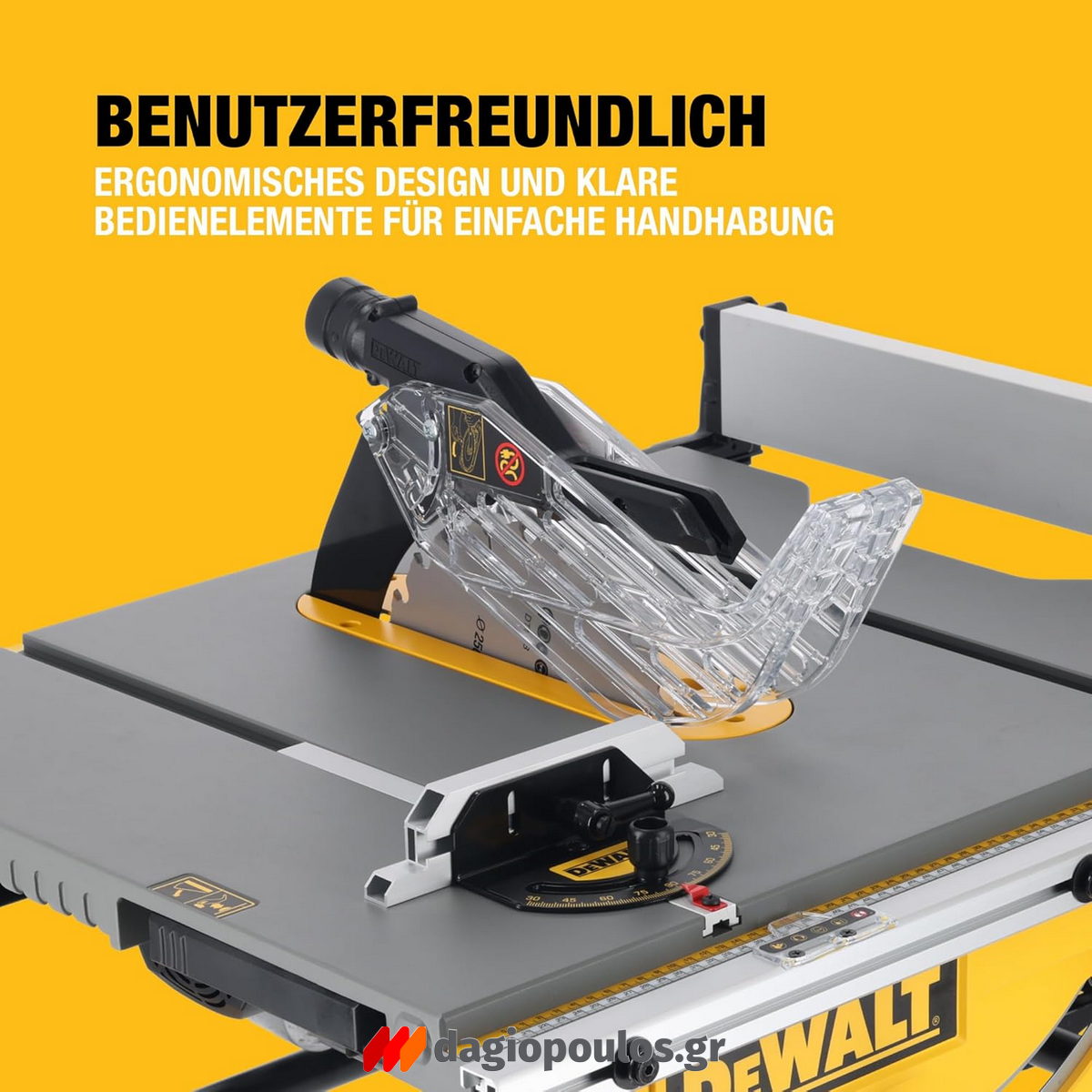 Dewalt DWE7492-QS Ηλεκτρικό Δισκοπρίονο Πάγκου 1800W 250mm