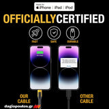 DeWalt 131 1325DWG Ενισχυμένο Καλώδιο USB-A σε Lightning 1.8mtr
