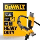 DeWalt 1311354DWG Ενισχυμένο Καλώδιο Type-C σε Type-C 1.8m