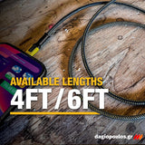 DeWalt 1310006DWG Ενισχυμένο Καλώδιο Type-C σε Type-C 1.2m