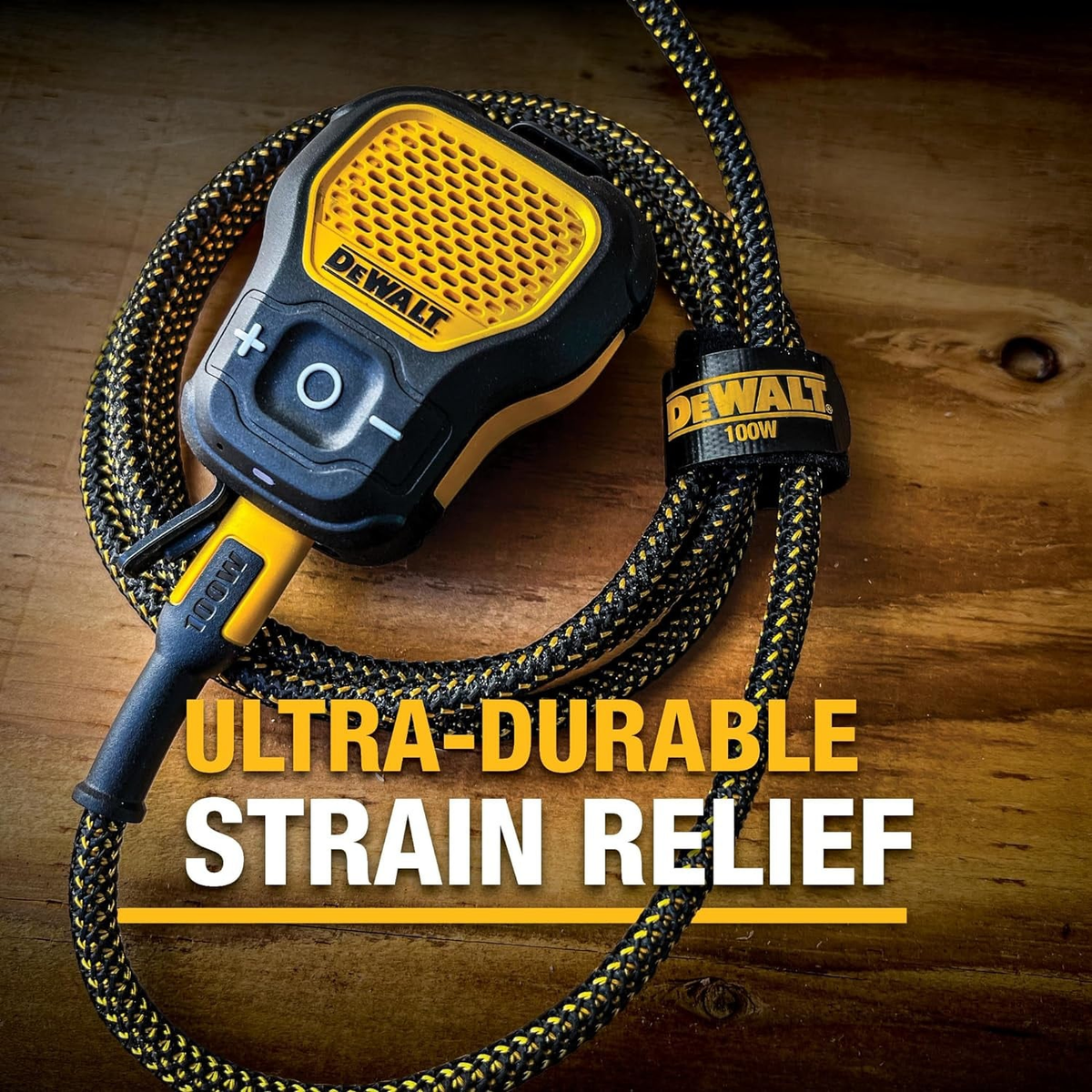 DeWalt 1311348DWG Ενισχυμένο Καλώδιο USB-A σε Type-C 1.8mtr