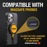 DeWalt 1410006DWG Ασύρματος Φορτιστής Με Καλώδιο Type-C σε Type-C 100W 1.2mtr