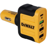 DeWalt 1419009DWG Φορτιστής Αυτοκινήτου USB PD 4 Θυρών 60W