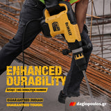 DeWalt D25881K-QS SDS-MAX Κατεδαφιστικό Πιστολέτο 1600W 17.5J 10.4Kg Με Δώρο Γωνιακό Τροχό DWE4057