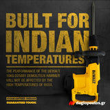 DeWalt D25881K-QS SDS-MAX Κατεδαφιστικό Πιστολέτο 1600W 17.5J 10.4Kg Με Δώρο Γωνιακό Τροχό DWE4057