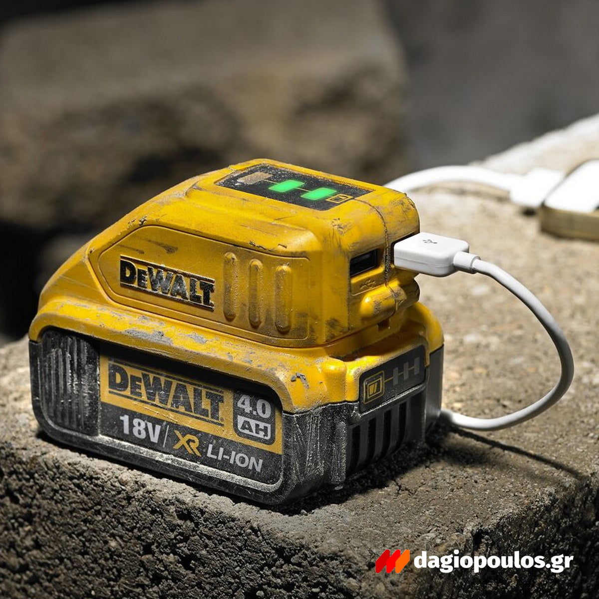 DeWalt DCB090 Αντάπτορας Φόρτισης XR Με Θύρα USB XR 10.8V-18.0V-54.0V Li-Ion