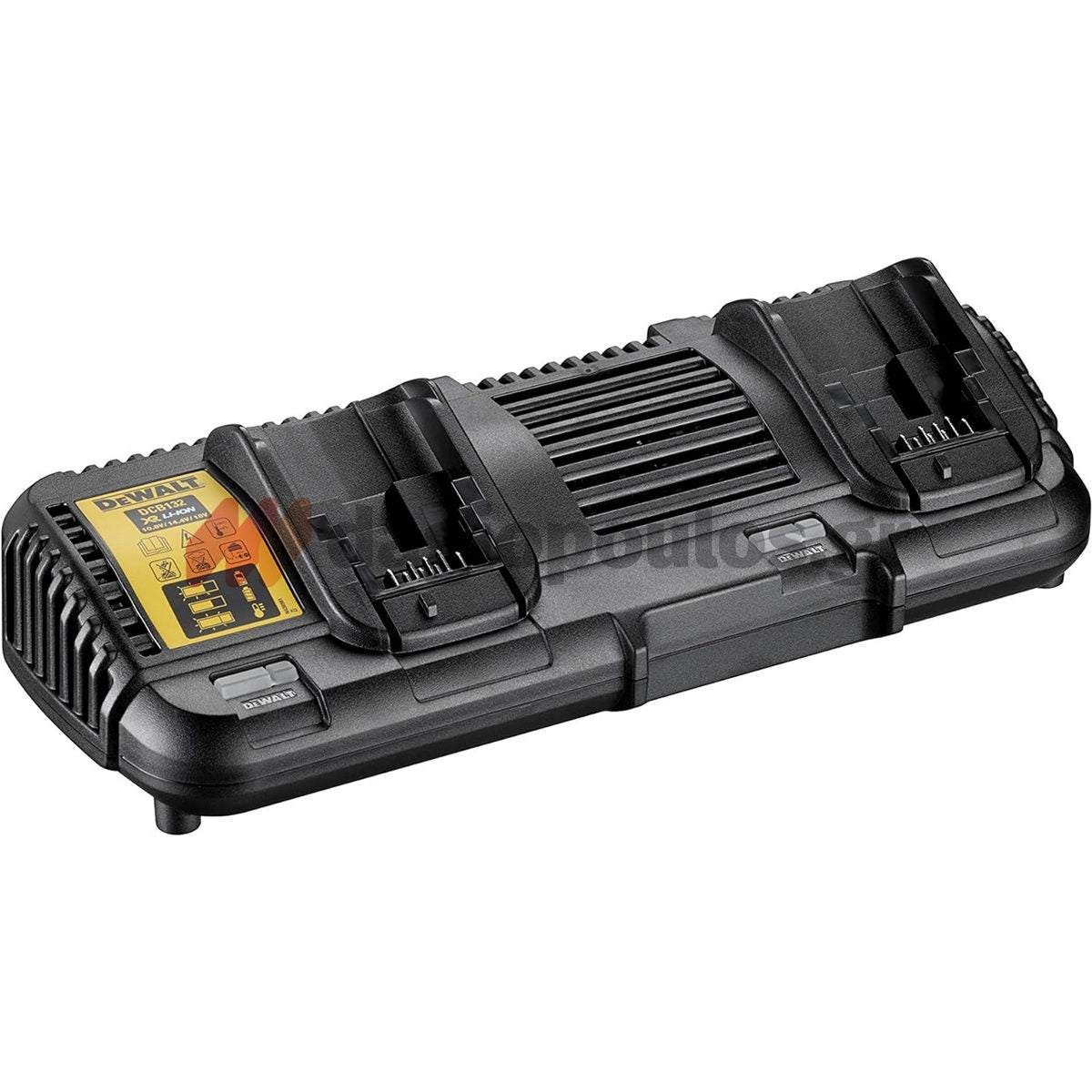 DeWalt DCB132T2-QW Σετ Ταχυφορτιστής Διπλής Θύρας DCB132 XR FLEXVOLT 18-54V 4A Με 2 Μπαταρίες DCB546 18V-54V Li-Ion XR Flexvolt 6.0Αh