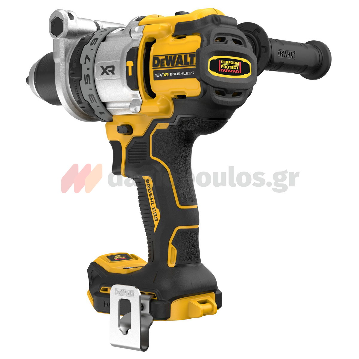 DeWalt DCD1007NT-XJ Brushless Κρουστικό Δραπανοκατσάβιδο Μπαταρίας 18V Li-Ion SOLO Με Βαλίτσα T-Stak