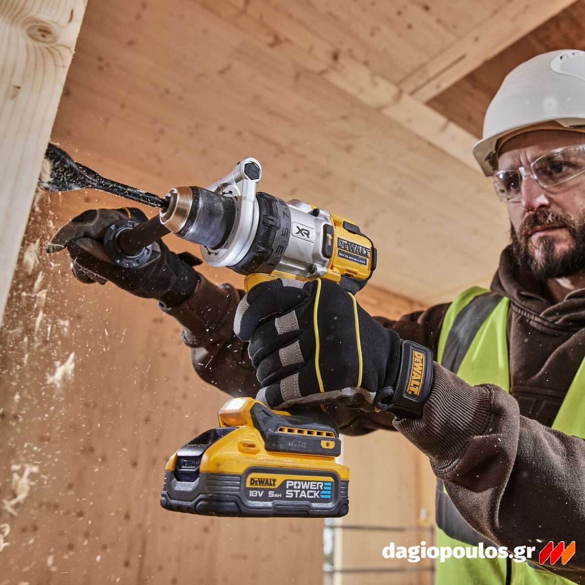 DeWalt DCD1007NT-XJ Brushless Κρουστικό Δραπανοκατσάβιδο Μπαταρίας 18V Li-Ion SOLO Με Βαλίτσα T-Stak