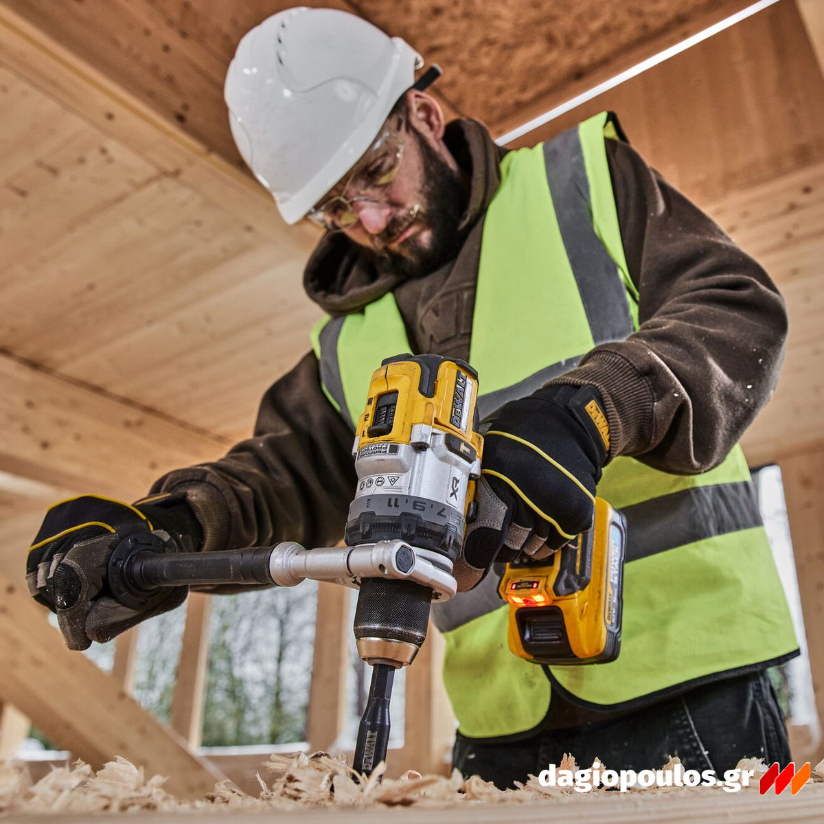 DeWalt DCD1007NT-XJ Brushless Κρουστικό Δραπανοκατσάβιδο Μπαταρίας 18V Li-Ion SOLO Με Βαλίτσα T-Stak