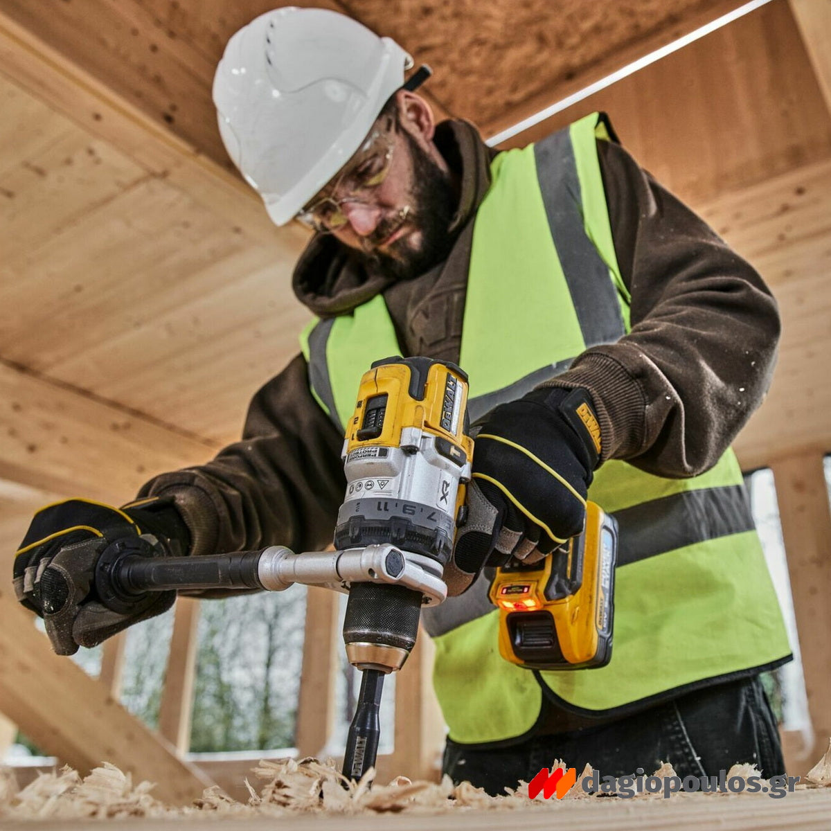 DeWalt DCD1007H2T-QW Brushless Δραπανοκατσάβιδο Κρουστικό Μπαταρίας 18V Li-Ion Με 2 Μπατ.5.0Ah Powerstack - Φορτιστή - Βαλίτσα T-Stak