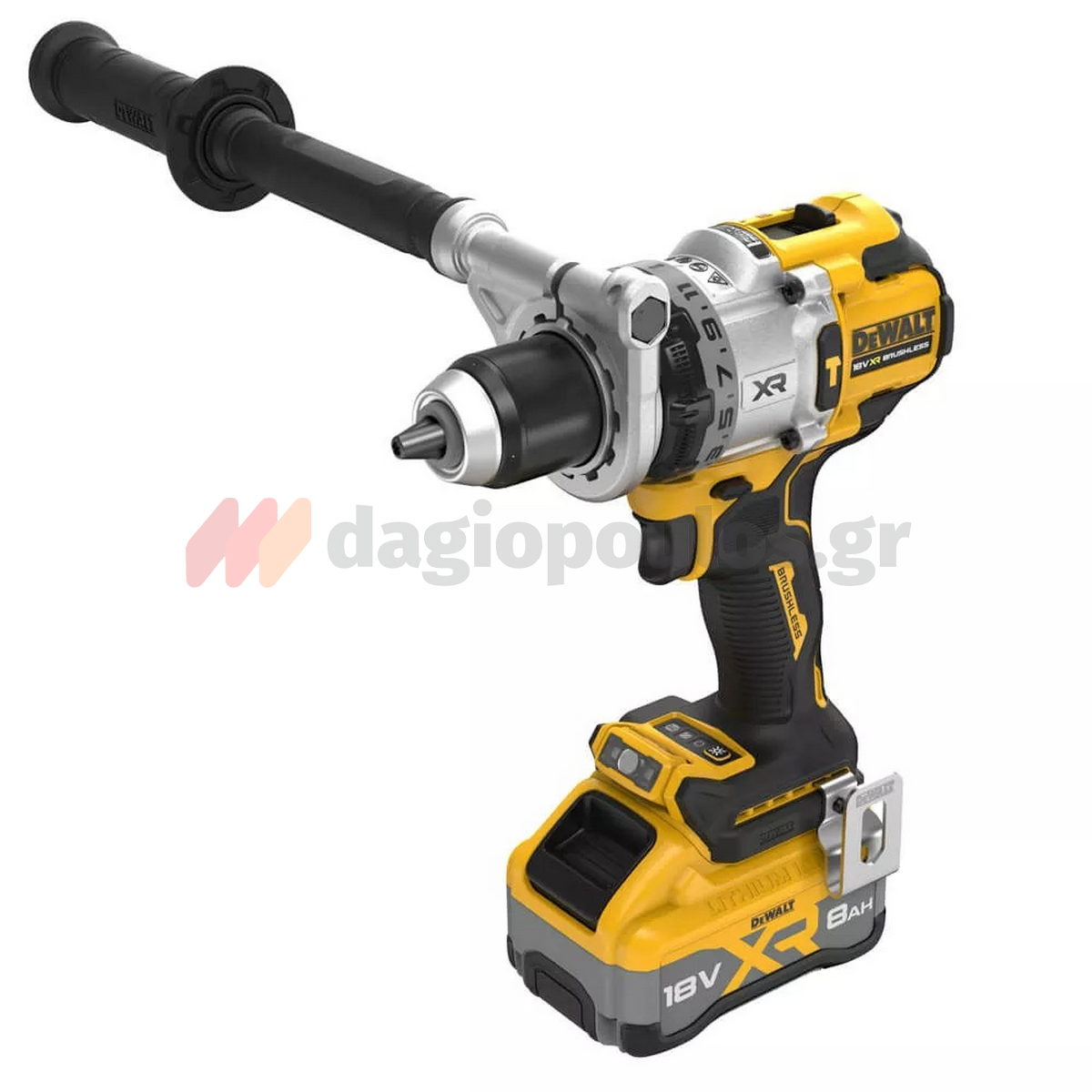 DeWalt DCD1007WW1T-QW Brushless Δραπανοκατσάβιδο Κρουστικό Μπαταρίας 18V Li-Ion Με Μπατ.8.0Ah - Φορτιστή - Βαλίτσα T-Stak