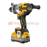 DeWalt DCD1007WW1T-QW Brushless Δραπανοκατσάβιδο Κρουστικό Μπαταρίας 18V Li-Ion Με Μπατ.8.0Ah - Φορτιστή - Βαλίτσα T-Stak