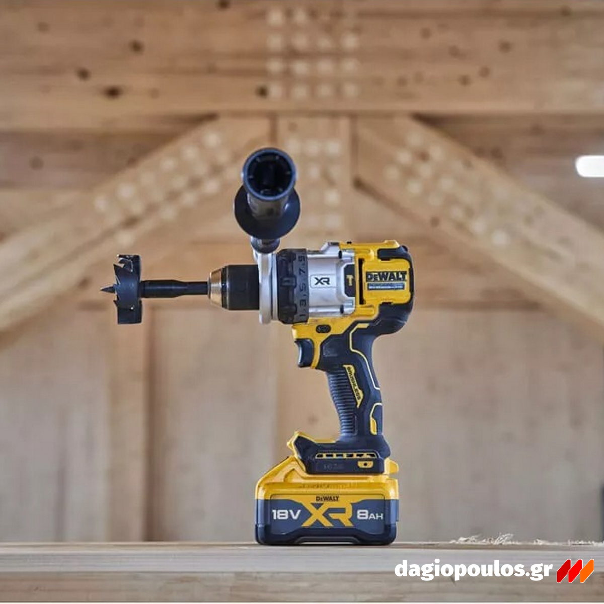 DeWalt DCD1007WW1T-QW Brushless Δραπανοκατσάβιδο Κρουστικό Μπαταρίας 18V Li-Ion Με Μπατ.8.0Ah - Φορτιστή - Βαλίτσα T-Stak