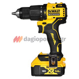 DeWalt DCD709P2T Brushless Κρουστικό Δραπανοκατσάβιδο Μπαταρίας 18V Li-Ion Με 2 Μπαταρίες 5.0Ah & Βαλίτσα T-Stak