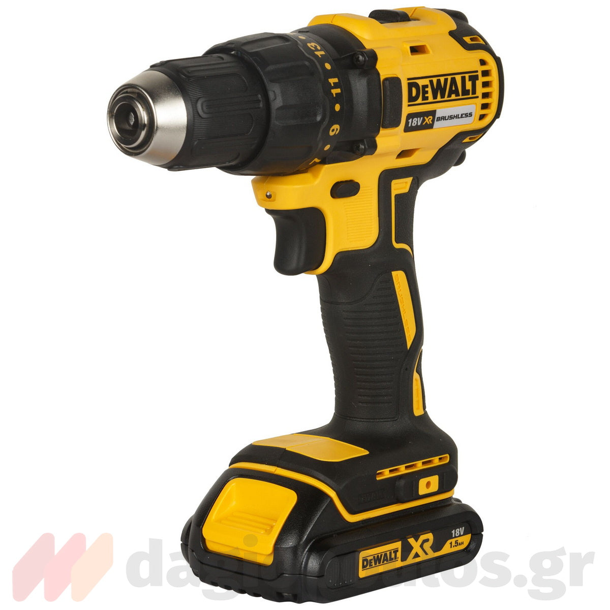 DeWalt DCD777S2T-QW Brushless Δραπανοκατσάβιδο Μπαταρίας 18V XR Με 2 Μπαταρίες 1.5Ah Li-Ion - Βαλίτσα