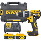 DeWalt DCD796P2-QW Brushless Κρουστικό Δραπανοκατσάβιδο Μπαταρίας 18V Li-Ion Με 2 Μπατ.5.0Ah - Φορτιστή - Βαλίτσα T-Stak