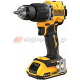 DeWalt DCD799D2T-QW Brushless Κρουστικό Δραπανοκατσάβιδο 18V Li-Ion 74Nm Με 2 Μπαταρίες 2.0Ah-Βαλίτσα