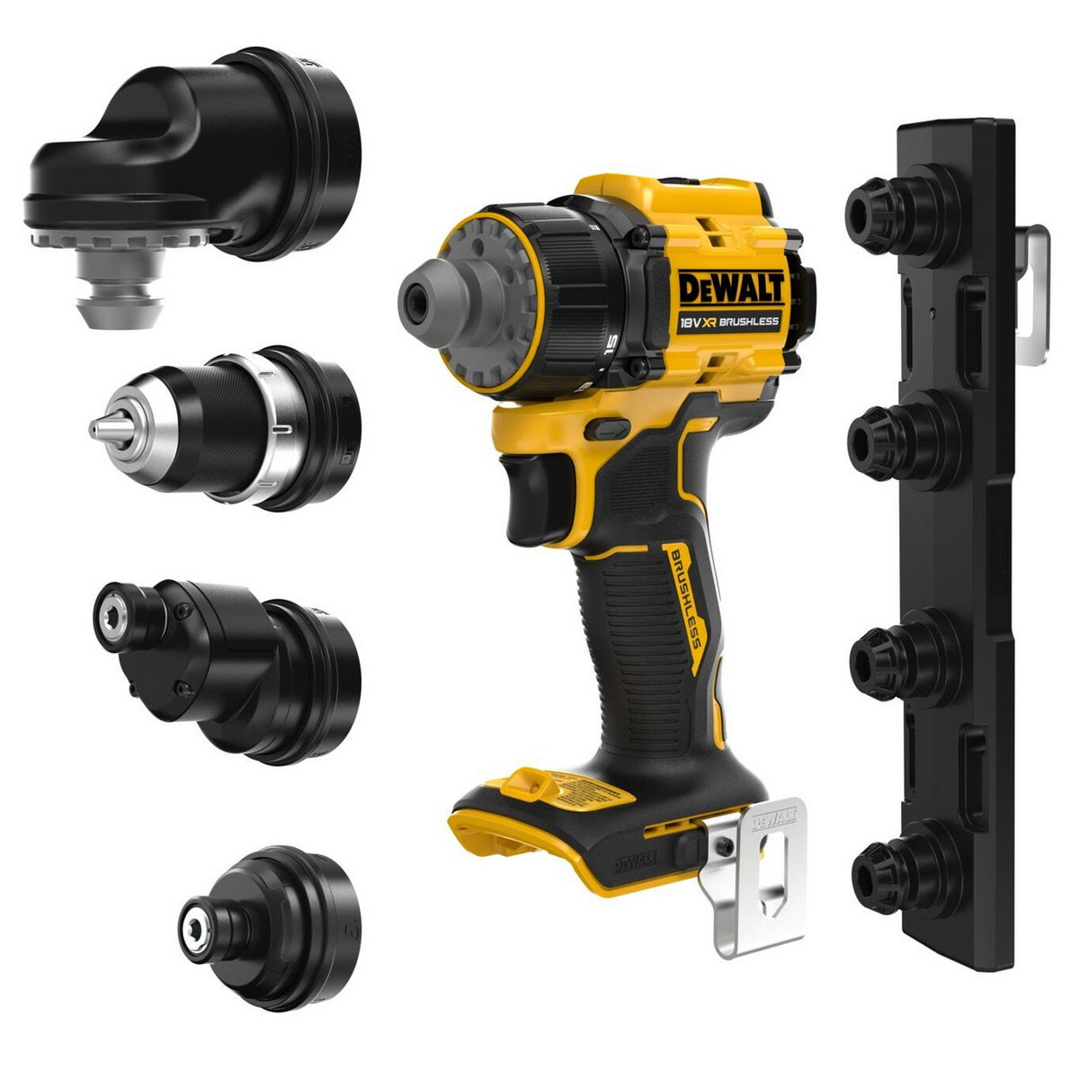 DeWalt DCD803NT-XJ Brushless Δραπανοκατσάβιδο Μπαταρίας Πολλαπλών Κεφαλών 18V Li-Ion SOLO Με Βαλίτσα T-STAK