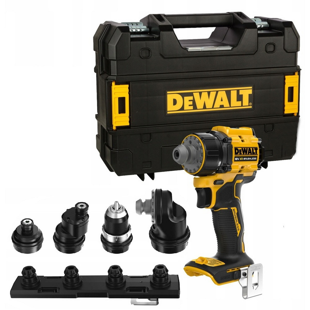 DeWalt DCD803NT-XJ Brushless Δραπανοκατσάβιδο Μπαταρίας Πολλαπλών Κεφαλών 18V Li-Ion SOLO Με Βαλίτσα T-STAK