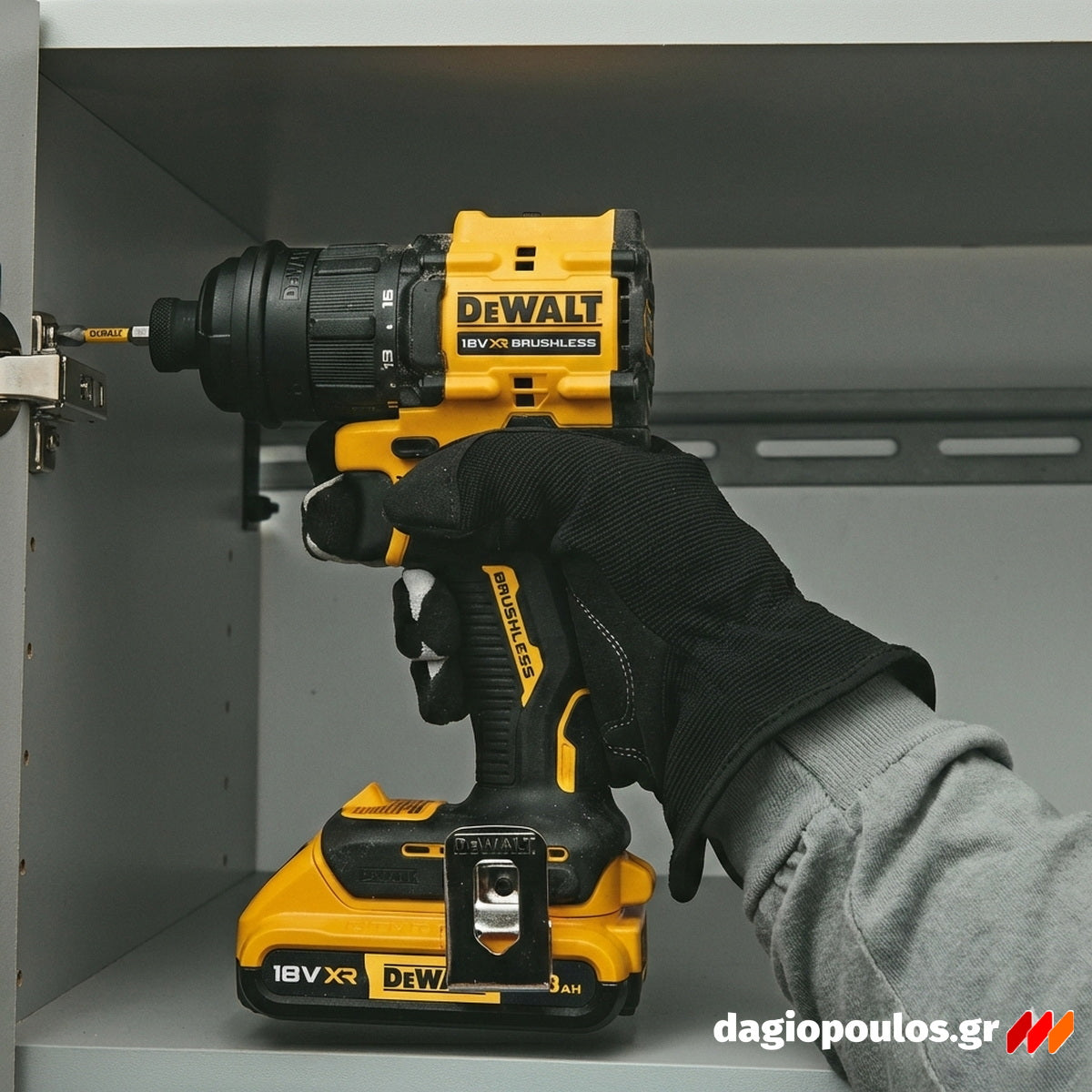DeWalt DCD803NT-XJ Brushless Δραπανοκατσάβιδο Μπαταρίας Πολλαπλών Κεφαλών 18V Li-Ion SOLO Με Βαλίτσα T-STAK