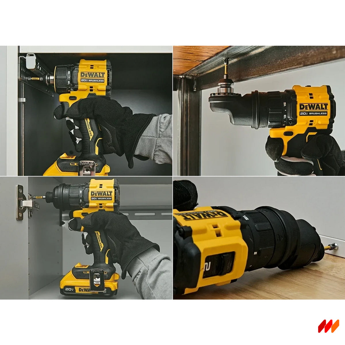 DeWalt DCD803NT-XJ Brushless Δραπανοκατσάβιδο Μπαταρίας Πολλαπλών Κεφαλών 18V Li-Ion SOLO Με Βαλίτσα T-STAK