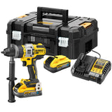 DeWalt DCD999H2T Brushless Κρουστικό Δραπανοκατσάβιδο Μπαταρίας 18V Li-Ion Με 2 Μπαταρίες 5.0Ah & Βαλίτσα T-Stak
