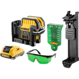 DeWalt DCE0822D1G-QW Laser Πράσινης Δέσμης 10.8V-12V Li-Ion Με Μπαταρία 2.0Ah - Βαλίτσα