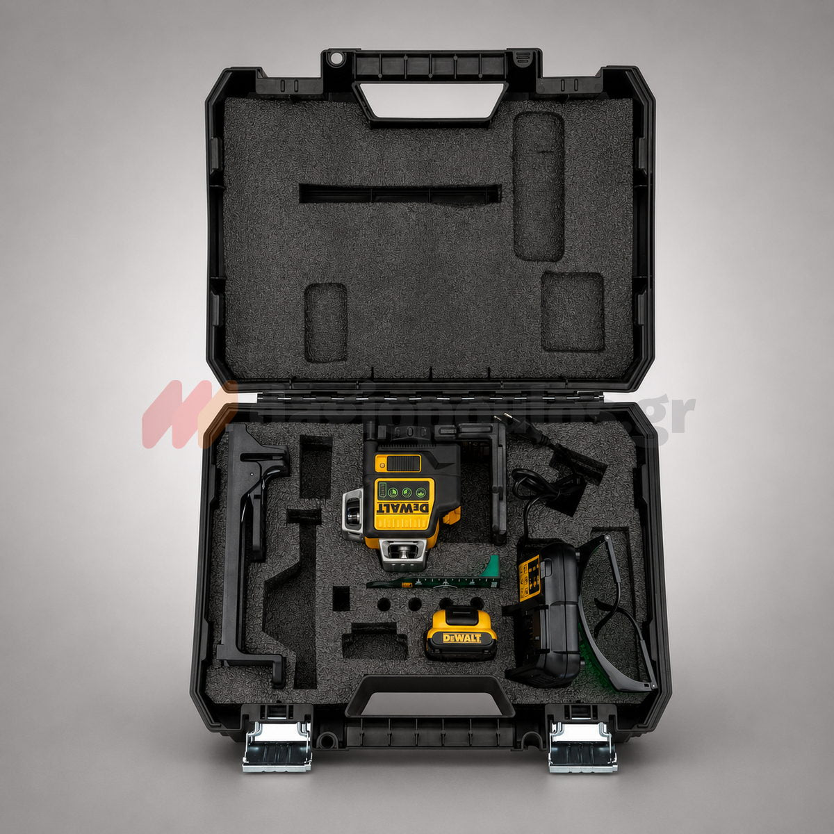 DeWalt DCE089D1G-QW Αλφάδι Laser 12V Πολλαπλών Γραμμών Πράσινο 3x360° Με Μπατ.2.0Ah - Φορτιστή - Βαλίτσα