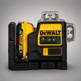 DeWalt DCE089D1G-QW Αλφάδι Laser 12V Πολλαπλών Γραμμών Πράσινο 3x360° Με Μπατ.2.0Ah - Φορτιστή - Βαλίτσα