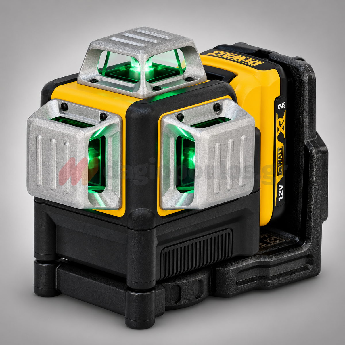 DeWalt DCE089D1G-QW Αλφάδι Laser 12V Πολλαπλών Γραμμών Πράσινο 3x360° Με Μπατ.2.0Ah - Φορτιστή - Βαλίτσα