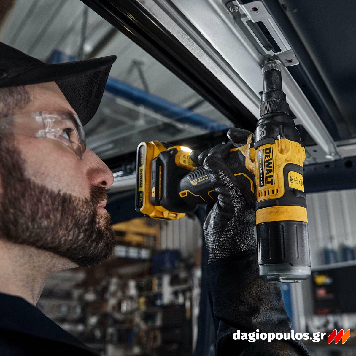 DeWalt DCF403D2GT-QW Brushless Πριτσιναδόρος Μπαταρίας 18V Li-Ion XR 4.8mm Με 2 Μπατ.2.0Ah - Φορτιστή - Βαλίτσα T-Stak