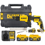 DeWalt DCF620P2K-QW Brushless Κατσαβίδι Γυψοσανίδας Μπαταρίας 18V Li-Ion Με 2 Μπατ.5.0Ah XR - Τροφοδότη Δεσμίδας - Φορτιστή - Βαλίτσα T-Stak