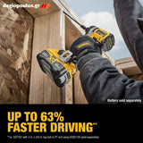 DeWalt DCF860NT-XJ Brushless Παλμικό Κατσαβίδι Μπαταρίας 18V Li-Ion 1/4" SOLO Με Βαλίτσα T-STAK