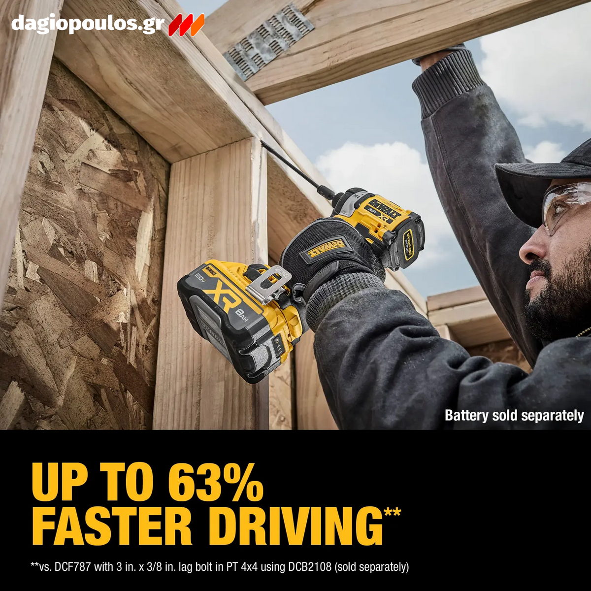 DeWalt DCF860NT-XJ Brushless Παλμικό Κατσαβίδι Μπαταρίας 18V Li-Ion 1/4" SOLO Με Βαλίτσα T-STAK