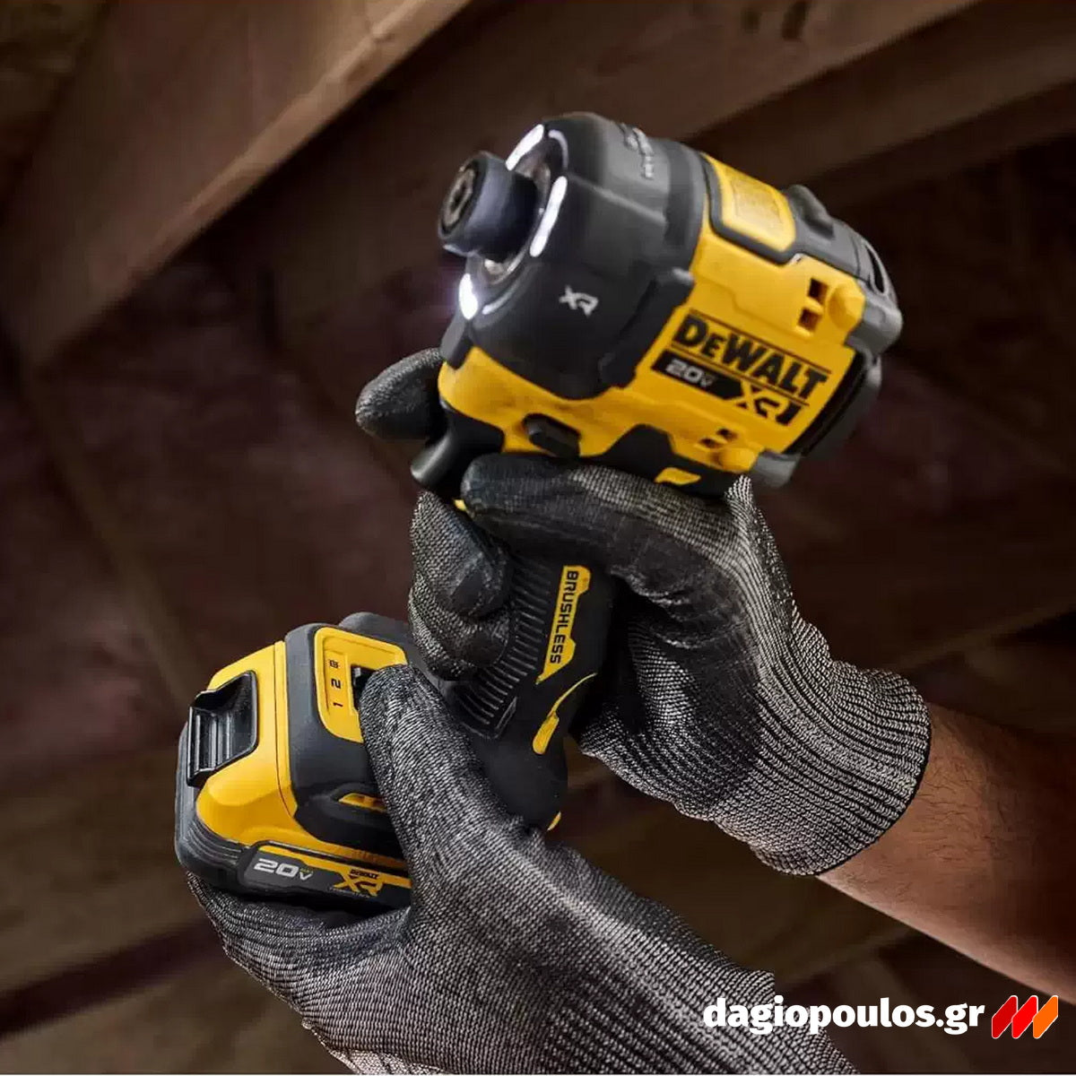 DeWalt DCF870E2T-QW Brushless Κατσαβίδι Παλμικό Μπαταρίας 18V Li-Ion Με 2 Μπατ.1.7Ah Powerstack - Βαλίτσα T-Stak