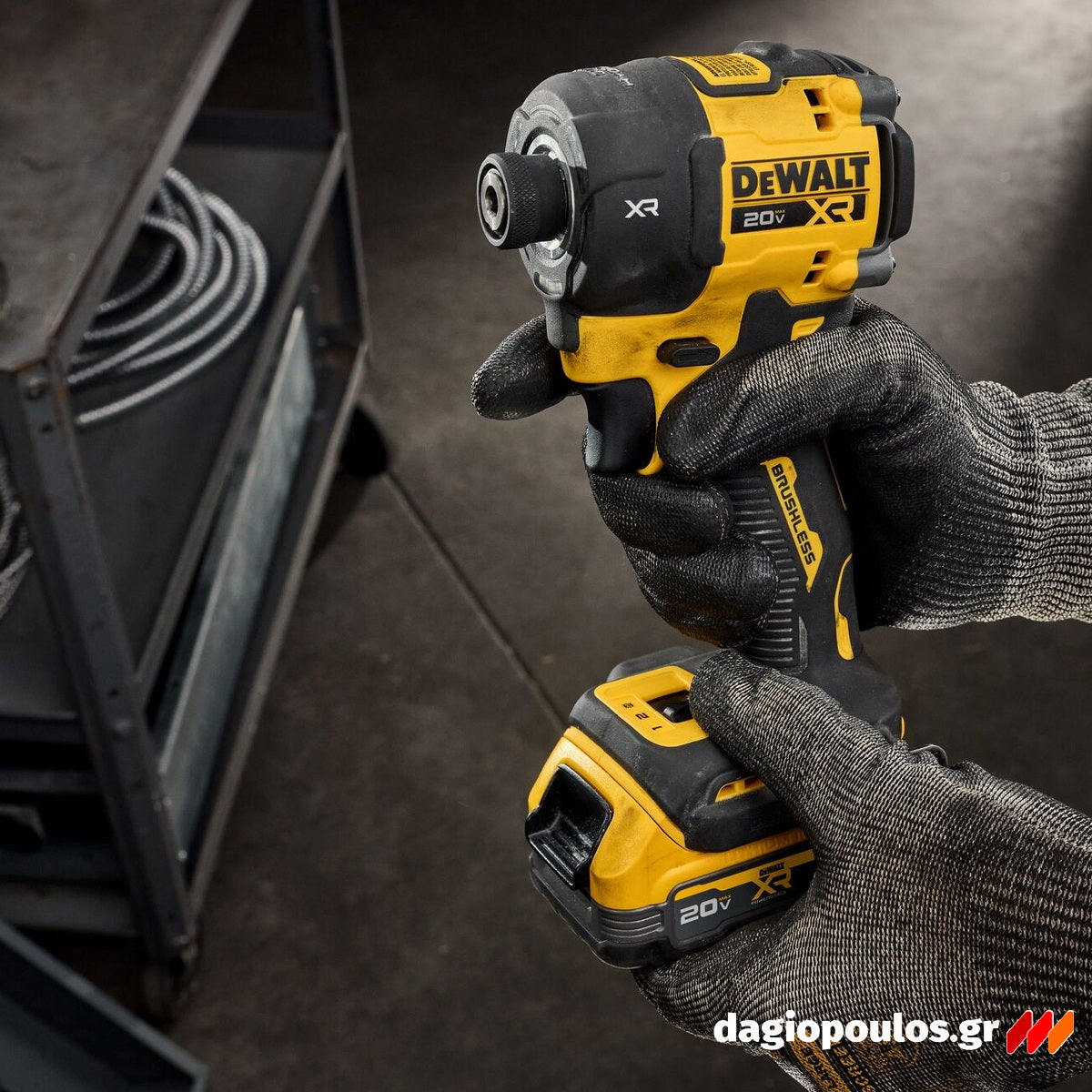 DeWalt DCF870E2T-QW Brushless Κατσαβίδι Παλμικό Μπαταρίας 18V Li-Ion Με 2 Μπατ.1.7Ah Powerstack - Βαλίτσα T-Stak