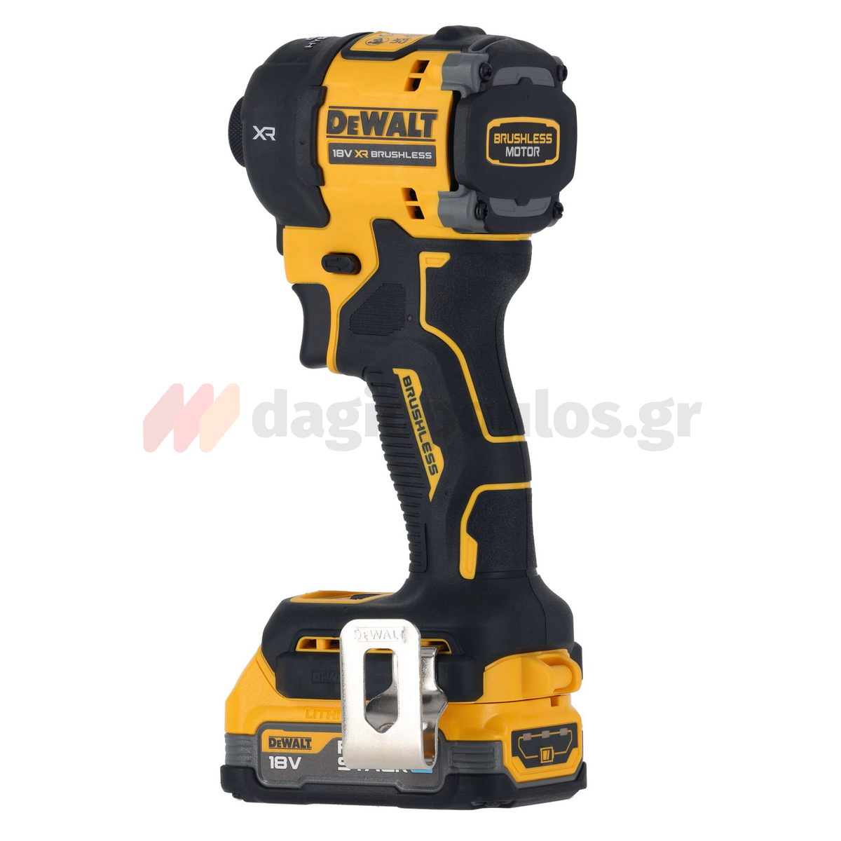 DeWalt DCF870E2T-QW Brushless Κατσαβίδι Παλμικό Μπαταρίας 18V Li-Ion Με 2 Μπατ.1.7Ah Powerstack - Βαλίτσα T-Stak