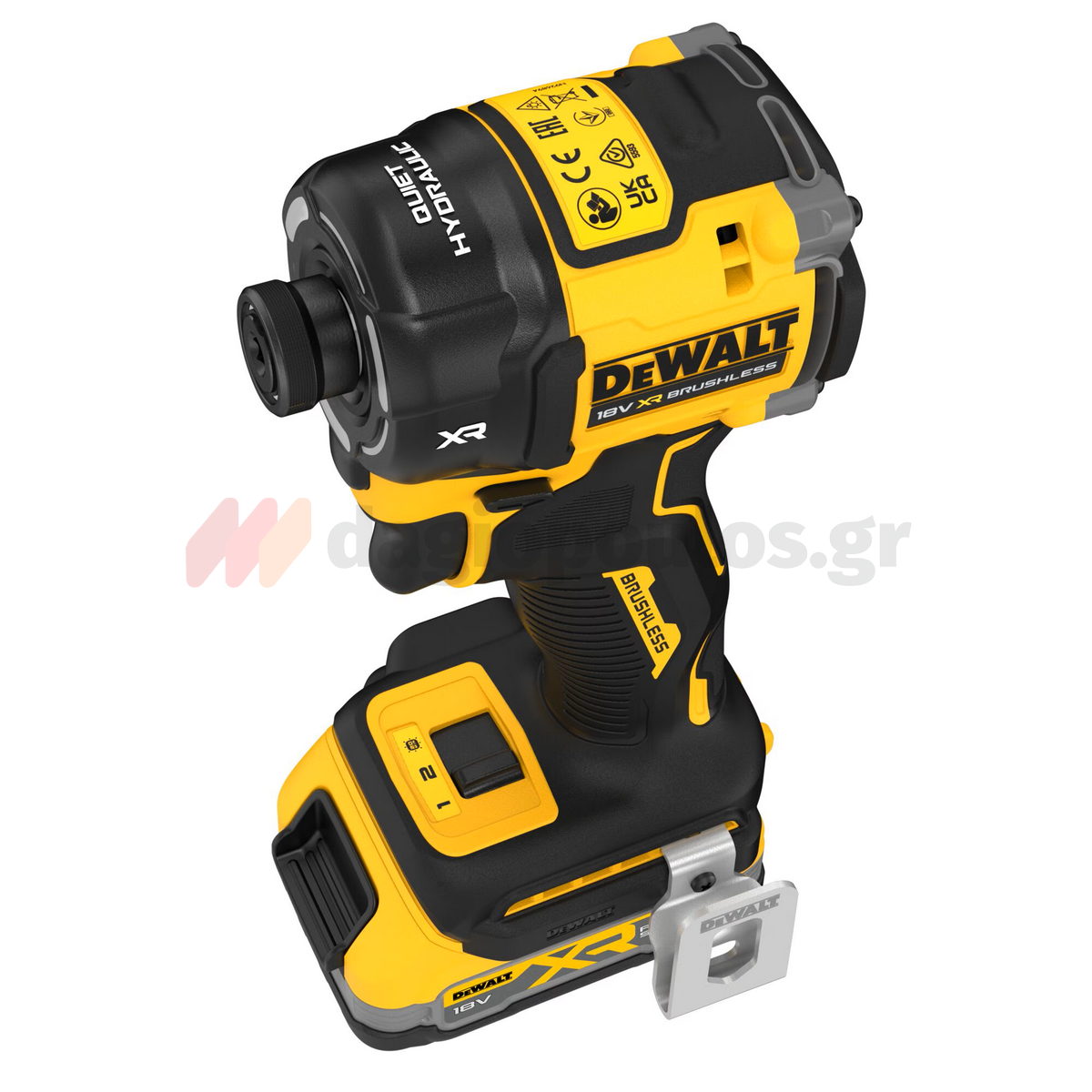 DeWalt DCF870E2T-QW Brushless Κατσαβίδι Παλμικό Μπαταρίας 18V Li-Ion Με 2 Μπατ.1.7Ah Powerstack - Βαλίτσα T-Stak