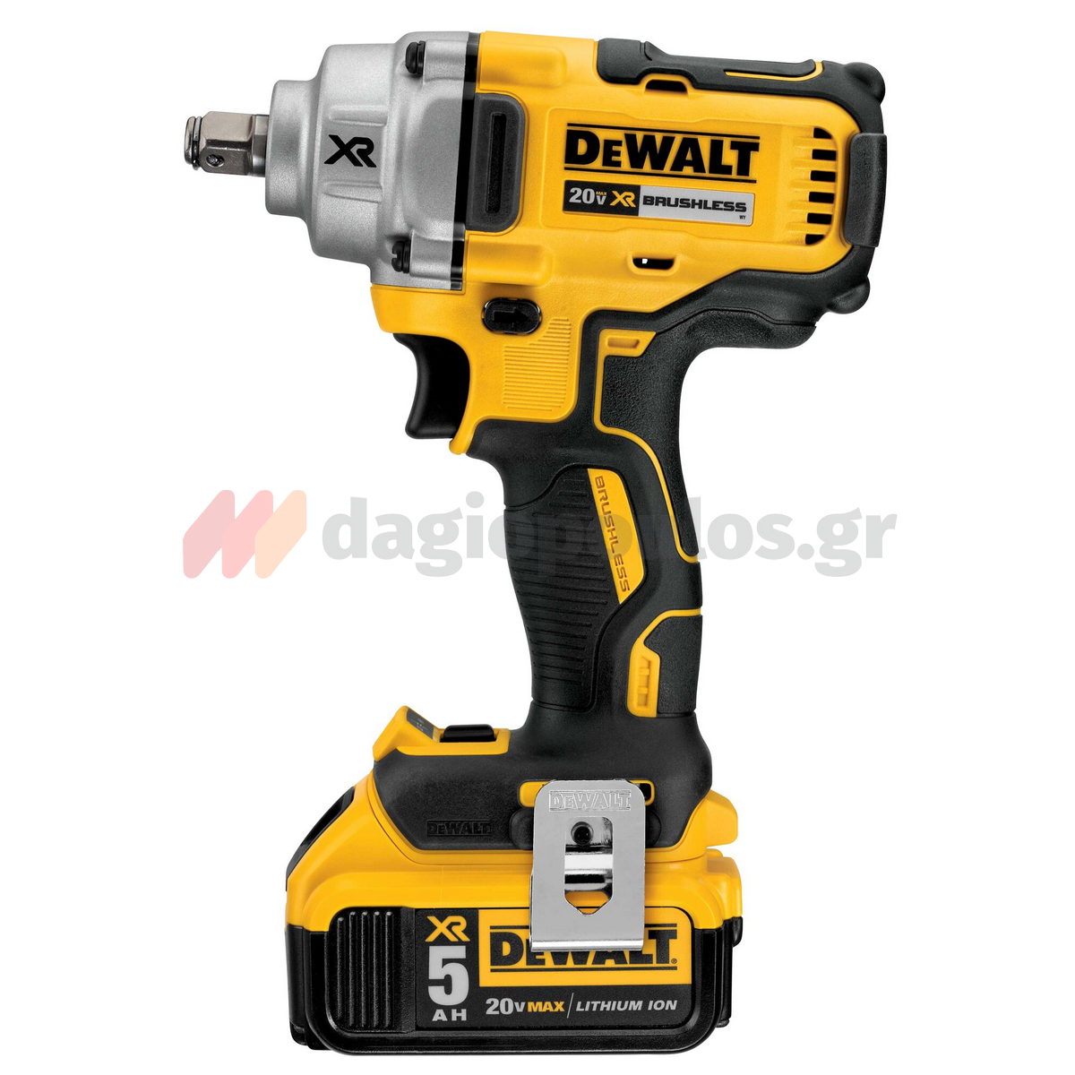 DeWalt DCF894P2-QW Brushless Μπουλονόκλειδο Μπαταρίας 1/2" 18V Li-Ion Με 2 Μπατ.5.0Ah -Φορτιστή - Τσάντα Μεταφοράς