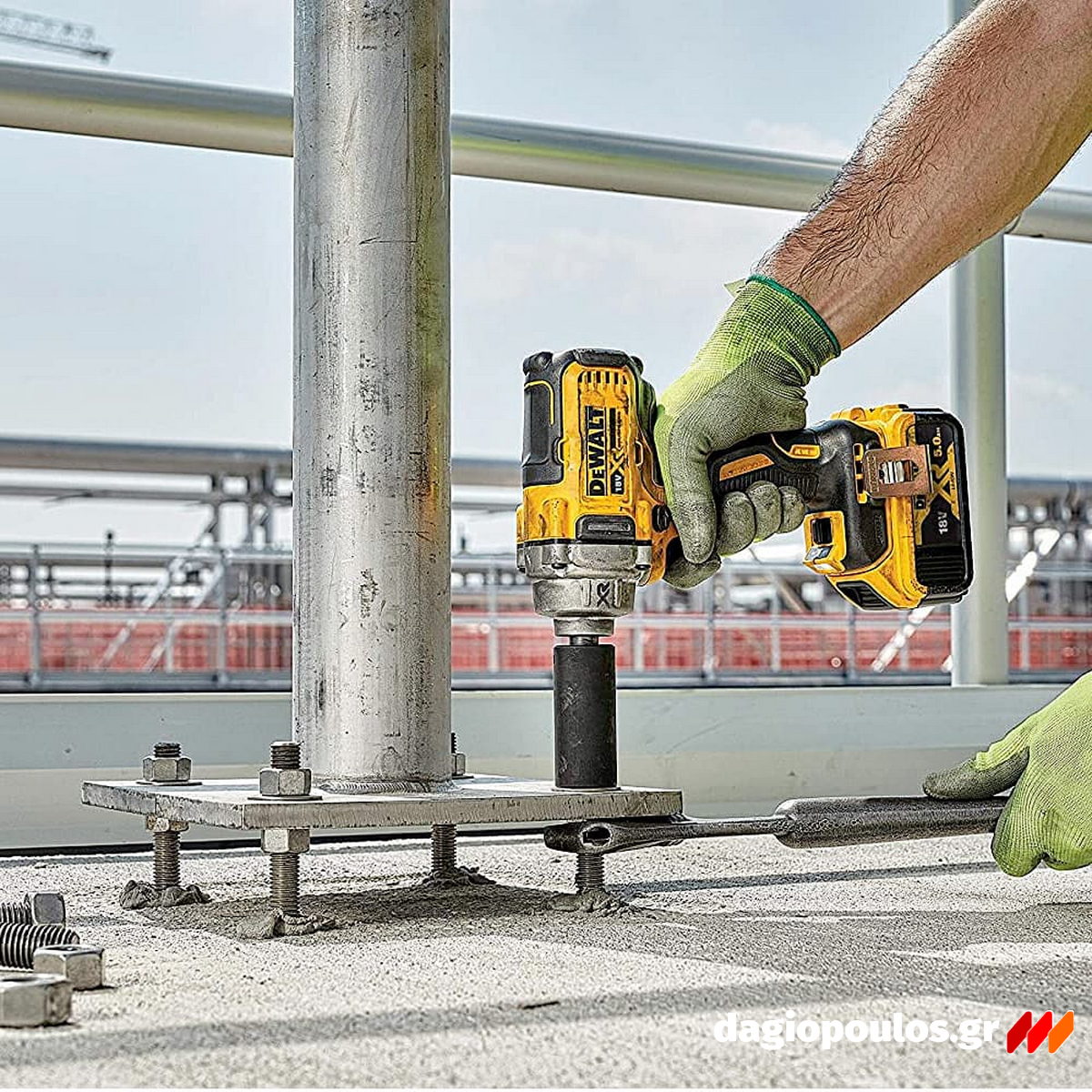 DeWalt DCF894P2-QW Brushless Μπουλονόκλειδο Μπαταρίας 1/2" 18V Li-Ion Με 2 Μπατ.5.0Ah -Φορτιστή - Τσάντα Μεταφοράς
