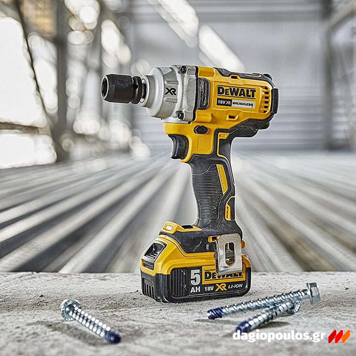 DeWalt DCF894P2-QW Brushless Μπουλονόκλειδο Μπαταρίας 1/2" 18V Li-Ion Με 2 Μπατ.5.0Ah -Φορτιστή - Τσάντα Μεταφοράς