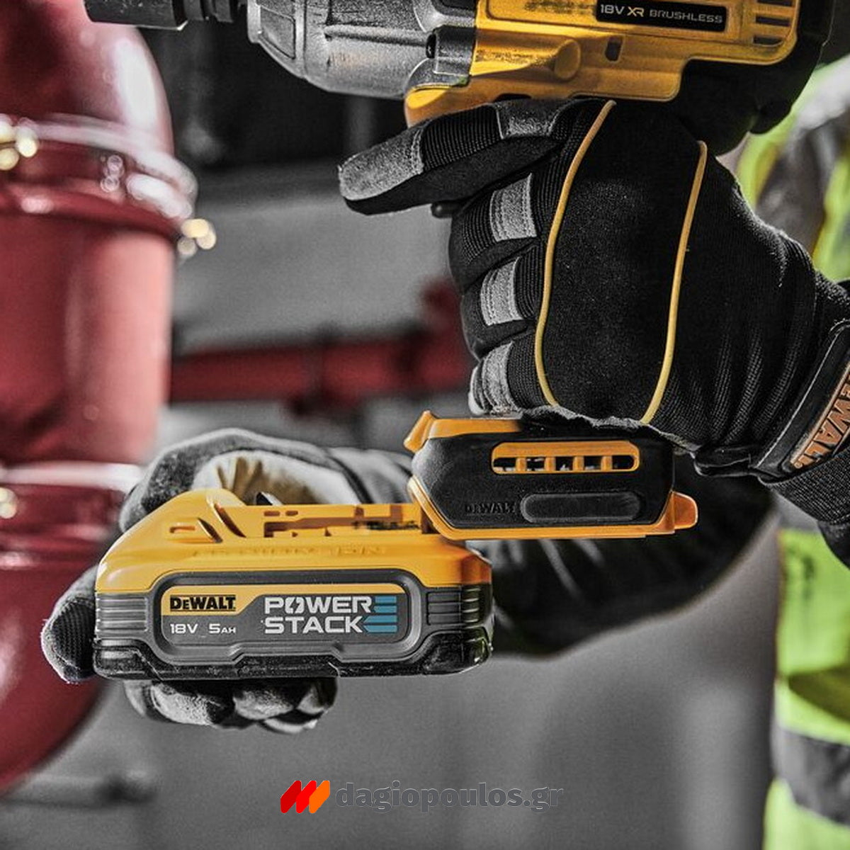 DeWalt DCF900P2T-QW Brushless Μπουλονόκλειδο Μπαταρίας 18V Li-Ion XR 1/2" 1898Nm Με 2 Μπαταρίες 5.0Ah & Βαλίτσα T-Stak