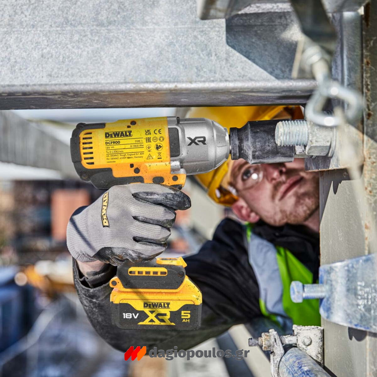 DeWalt DCF900NT-XJ Brushless Μπουλονόκλειδο Μπαταρίας 18V Li-Ion XR 1/2" 1898Nm SOLO Με Βαλίτσα T-Stak