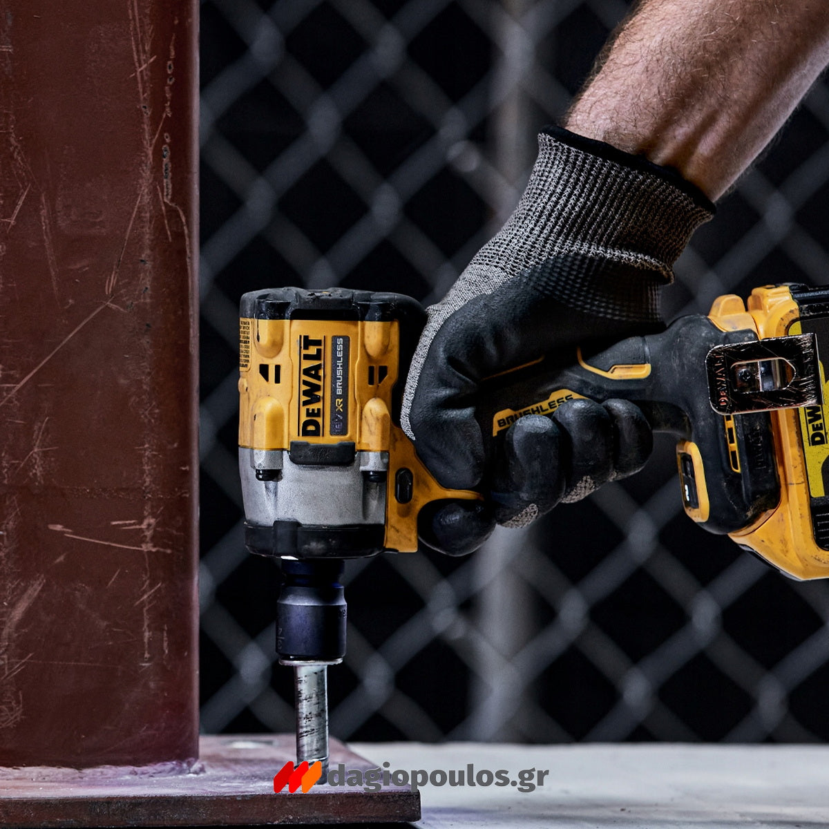 DeWalt DCF921H2T-QW Brushless Μπουλονόκλειδο Μπαταρίας 18V Li-Ion 1/2" 612Nm Με 2 Μπαταρίες 5.0Ah Powerstack & Βαλίτσα T-Stak