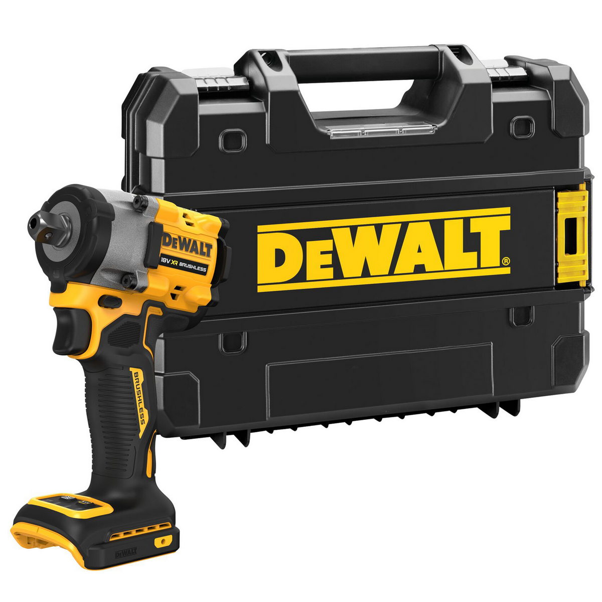 DeWalt DCF922NT-XJ Brushless Μπουλονόκλειδο Μπαταρίας 18V Li-Ion 1/2" SOLO Με Βαλίτσα T-Stak