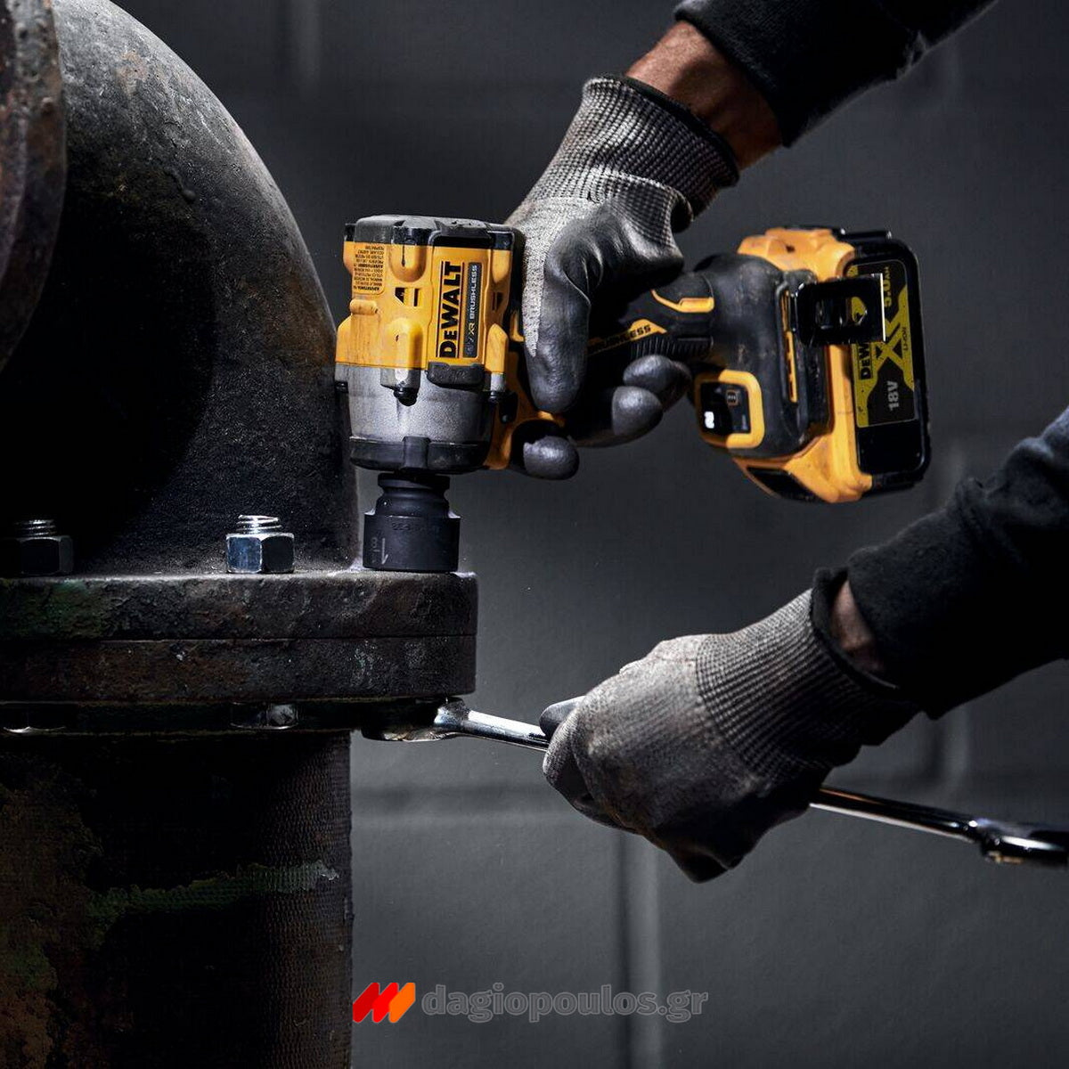 DeWalt DCF922NT-XJ Brushless Μπουλονόκλειδο Μπαταρίας 18V Li-Ion 1/2" SOLO Με Βαλίτσα T-Stak